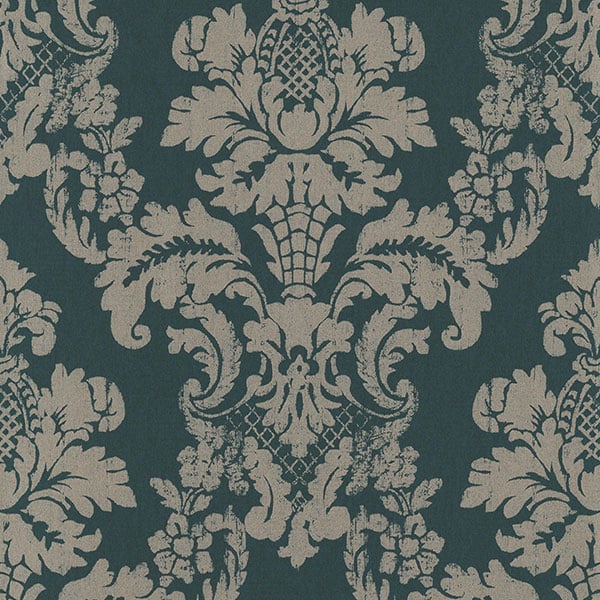 Galerie Wallpaper Product code: 200252 - Venise Wallpaper Collection - Dark Green Colours -  