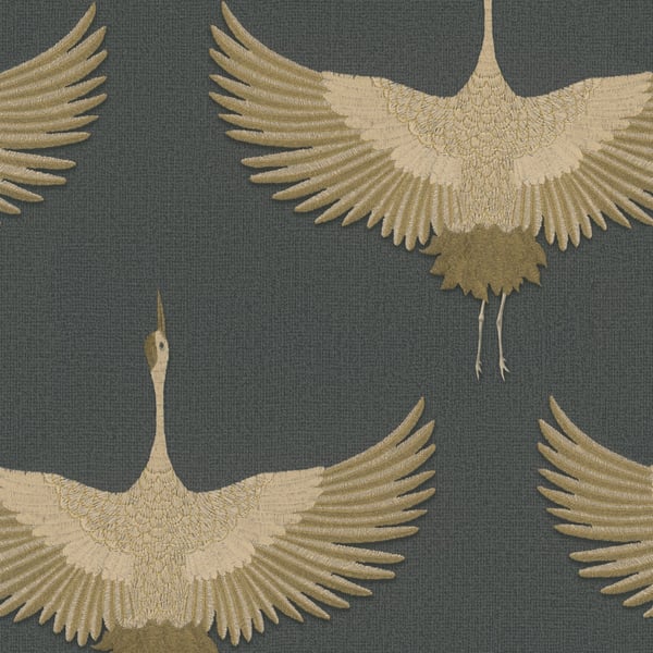 Galerie Wallpaper Product code: 34532 - Kumano Wallpaper Collection - Black, Gold Colours -  