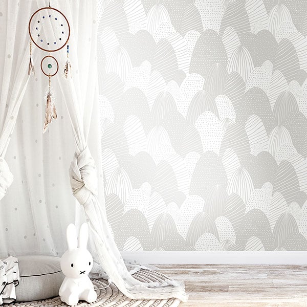 Galerie Wallpaper Product code: 5425R - Little Explorers Wallpaper Collection - Grey White Colours -  