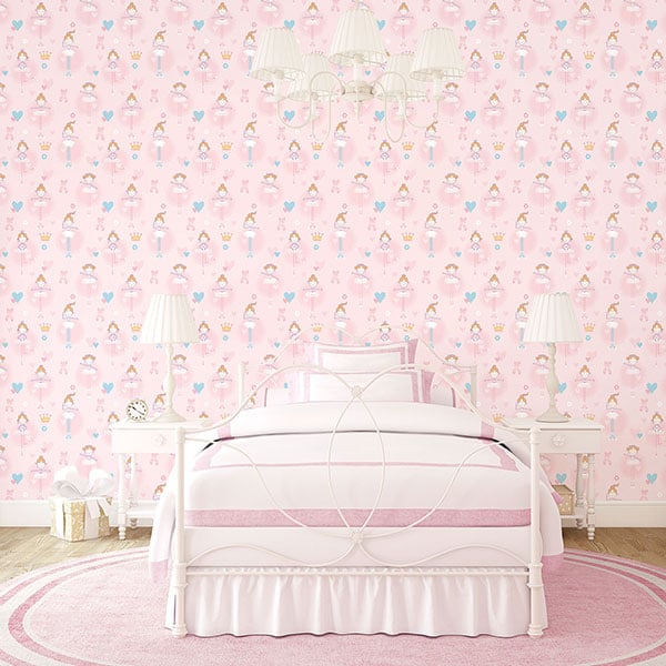 Galerie Wallpaper Product code: G56002R - Just 4 Kids Wallpaper Collection - Pink Colours -  