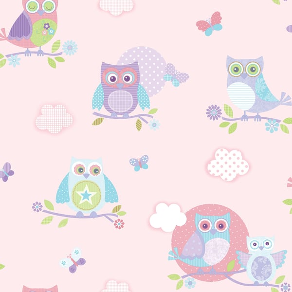 Galerie Wallpaper Product code: G56036 - Just 4 Kids Wallpaper Collection - Pink Blue Purple Green Colours -  