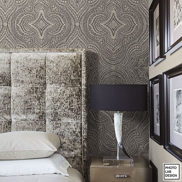 Galerie Wallpaper Product code: SE20513R - Essentials Wallpaper Collection - Black Cream Gold Colours -  