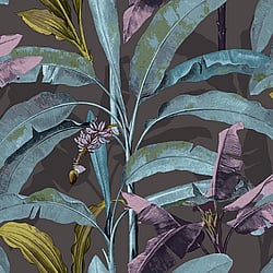 Galerie Wallcoverings Product Code 18543 - Into The Wild Wallpaper Collection - Brown Colours - Banana Tree Design