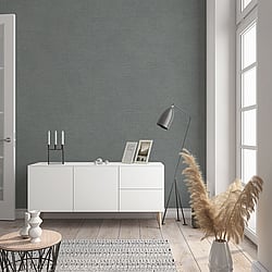 Galerie Wallcoverings Product Code 32405 - The New Textures Wallpaper Collection - Dark Grey Colours - Textured Plain Design