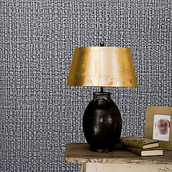 Galerie Wallcoverings Product Code 32808 - Perfecto 2 Wallpaper Collection - Silver Grey Colours - Weave Texture Design