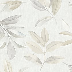 Galerie Wallcoverings Product Code 34707 - The New Design Book Wallpaper Collection - White,Grey,Gold Colours - Twig Leaf Design