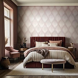 Galerie Wallcoverings Product Code: 35802 - Fashion Icon Wallpaper Collection Galerie Wallcoverings Product Code 35802 - Fashion Icon Wallpaper Collection - Rose Colours - Stripes Design
