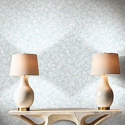 Galerie Wallcoverings Product Code: 35841 - Fashion Icon Wallpaper Collection Galerie Wallcoverings Product Code 35841 - Fashion Icon Wallpaper Collection - Green Blue Grey Colours - Floral Design