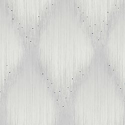 Galerie Wallcoverings Product Code: 35883 - Fashion Icon Wallpaper Collection Galerie Wallcoverings Product Code 35883 - Fashion Icon Wallpaper Collection - White Grey Colours - Rhinestone Stripes Design