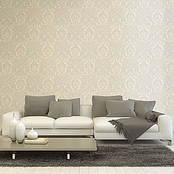 Galerie Wallcoverings Product Code 47521 - Ornamenta 2 Wallpaper Collection - Beige Gold Colours - Ornamenta Damask Design