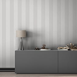 Galerie Wallcoverings Product Code 47637 - Heritage Wallpaper Collection - grey Colours - Even Stripe Design