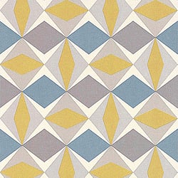 Galerie Wallcoverings Product Code 51144002 - Skandinavia Wallpaper Collection - Yellow Blue Grey Colours - Yellow Oslo Geometric Design