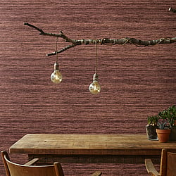 Galerie Wallcoverings Product Code 64940 - Feel Wallpaper Collection - Red Brown Peach Colours - Horizontal Leaf Design