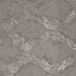 Galerie Wallcoverings Product Code 64985 - Crafted Wallpaper Collection - Brown Grey Silver Colours - Stamped Design