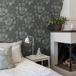 Galerie Wallcoverings Product Code 82021 - Hidden Treasures Wallpaper Collection - Dark grey Colours - Vine Design