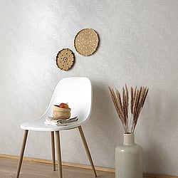 Galerie Wallcoverings Product Code AM30016 - Amazonia Wallpaper Collection - Grey Colours - Quill Design