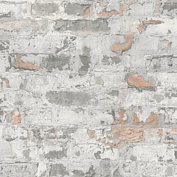 Galerie Wallcoverings Product Code BB51120 - The Bricks And More Wallpaper Collection - Grey Black White Colours - Industrial Chic Motif Design