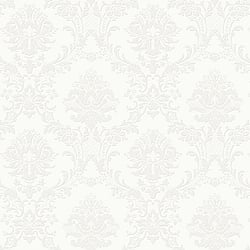 Galerie Wallcoverings Product Code CI38214 - Classic Silks 4 Wallpaper Collection - White Pearl Colours - Classic Damask Design