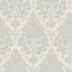 Galerie Wallcoverings Product Code CI38223 - Classic Silks 4 Wallpaper Collection - Silver, Pearl Colours - Damask Design