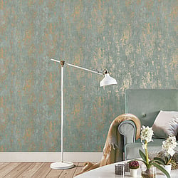 Galerie Wallcoverings Product Code CI38256 - Classic Silks 4 Wallpaper Collection - Aqua, Green Colours - Regal Texture Design