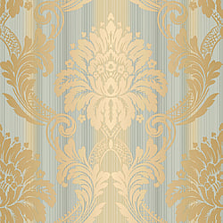 Galerie Wallcoverings Product Code CI38264 - Classic Silks 4 Wallpaper Collection - Blue, Beige Colours - String Damask Design