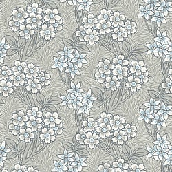 Galerie Wallcoverings Product Code ET12005 - Arts and Crafts Wallpaper Collection - Taupe Beige White Colours - Floral Vine Design