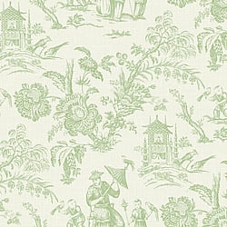 Galerie Wallcoverings Product Code FC61804 - French Country Wallpaper Collection - Kiwi Colours -  Chinois Design