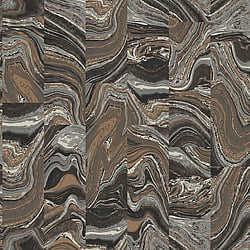 Galerie Wallcoverings Product Code G67975 - Organic Textures Wallpaper Collection - Black Gold Colours - Agate Tile Design