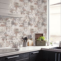 Galerie Wallcoverings Product Code G67989 - Organic Textures Wallpaper Collection - Beige Brown Grey Colours - Brick Design