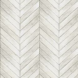 Galerie Wallcoverings Product Code G68000 - Organic Textures Wallpaper Collection - Cream Colours - Chevron Wood Design