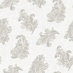 Galerie Wallcoverings Product Code G68661 - Palazzo 2 Wallpaper Collection - Silver Grey Colours - Acanthus Design