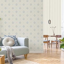 Galerie Wallcoverings Product Code G68665 - Palazzo 2 Wallpaper Collection - Blue Colours - Italian Motif Design