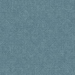 Galerie Wallcoverings Product Code HV41028 - Havana Wallpaper Collection - Blue Colours - Havana Floral Geometric Motif Design