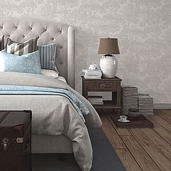 Galerie Wallcoverings Product Code HV41032 - Havana Wallpaper Collection - Grey Colours - Havana Tree Motif Design