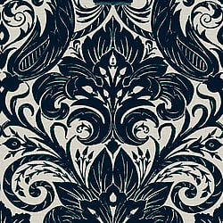 Galerie Wallcoverings Product Code LB25167 - Llewelyn-Bowen - Off The Wall Wallpaper Collection -  Damask Sauvage Design