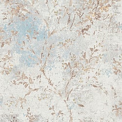 Galerie Wallcoverings Product Code WH30124 - Welcome Home Wallpaper Collection - Blue Colours - Rustic Blossom Design