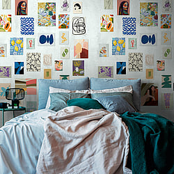 Galerie Wallcoverings Product Code WH45190M - Welcome Home Murals Wallpaper Collection - Multi-coloured Colours - Eclectic Art Wall Design