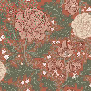 Galerie Wallcoverings Product Code 14004 - Ekbacka Wallpaper Collection - Terracotta Colours -  