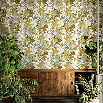 Galerie Wallcoverings Product Code 18507 - Into The Wild Wallpaper Collection - Yellow Colours -  
