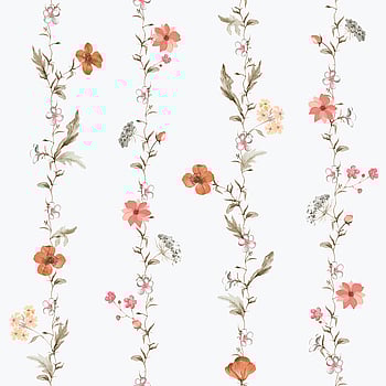 Galerie Wallcoverings Product Code 1902-3 - Spring Blossom Wallpaper Collection - Coarl Taupe White Colours -  