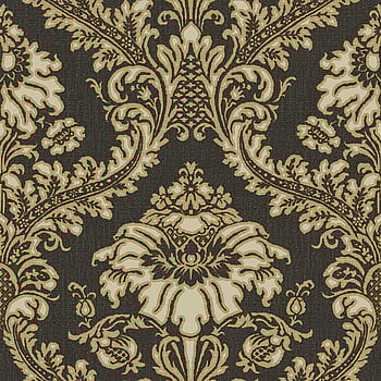 Galerie Wallcoverings Product Code 25739 - Cottage Chic Wallpaper Collection - Black Beige Colours -  