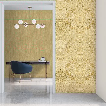 Galerie Wallcoverings Product Code 26704 - Tropical Wallpaper Collection - Peanut Colours -  
