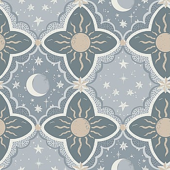 Galerie Wallcoverings Product Code 29034 - Resan Wallpaper Collection - Blue Colours -  