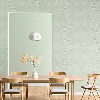 Galerie Wallcoverings Product Code 30032 - Slow Living Wallpaper Collection - Gold Silver Turquoise Mint Colours -  