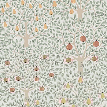 Galerie Wallcoverings Product Code 33011 - Apelviken Wallpaper Collection - White Green Colours -  
