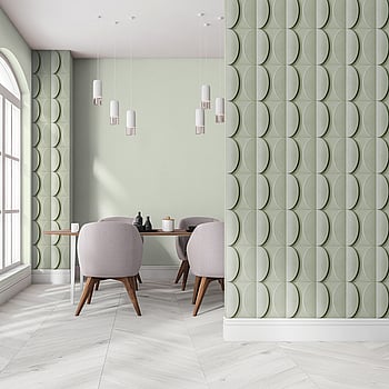 Galerie Wallcoverings Product Code 34419 - New Textures Wallpaper Collection - Light Green Colours -  