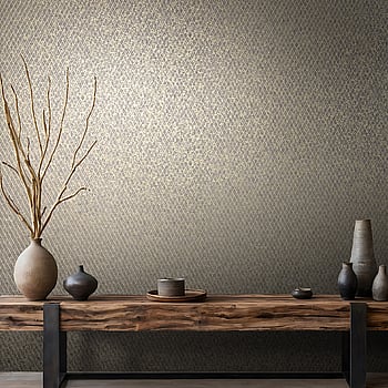 Galerie Wallcoverings Product Code 35540 - Odyssey Wallpaper Collection - Black Gold Colours -  