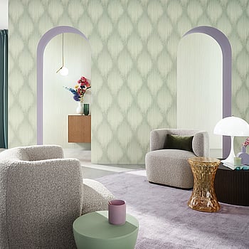 Galerie Wallcoverings Product Code 35803 - Fashion Icon Wallpaper Collection - Green Colours -  