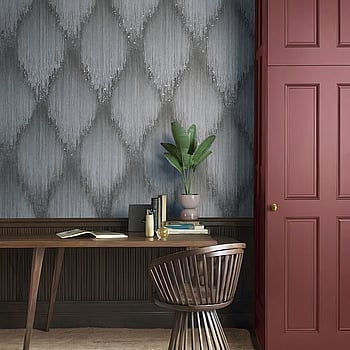 Galerie Wallcoverings Product Code 35884 - Fashion Icon Wallpaper Collection - Grey Anthracite Colours -  