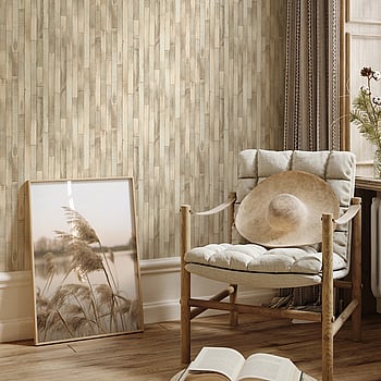 Galerie Wallcoverings Product Code 45734 - Woods And Wicker Wallpaper Collection - Beige Colours -  